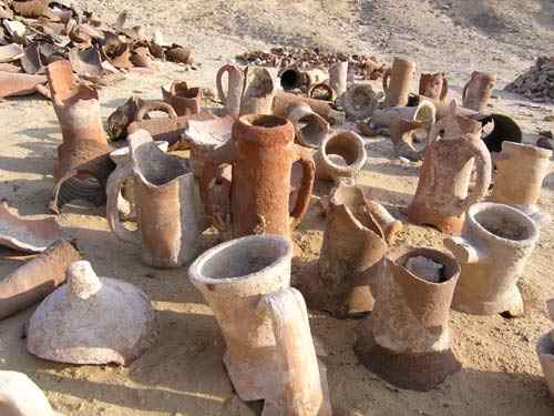 Amphora at "Myos Hromos" at The Red Sea Wreck Project